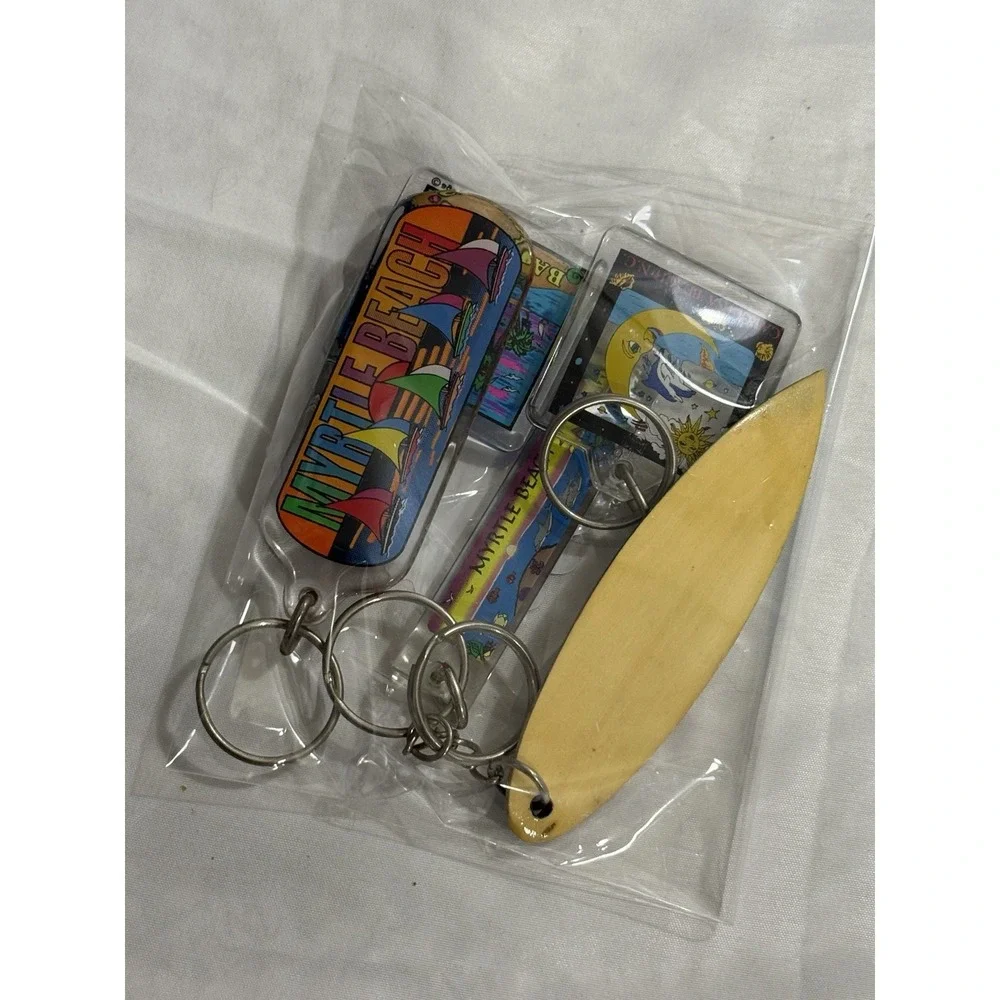 Lot Of 5 Myrtle Beach‎ South Carolina Keychains
